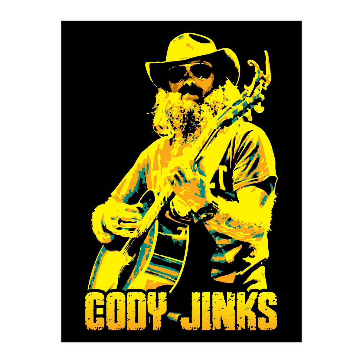 Cody Jinks Outlaw Country Music  (Print Only)