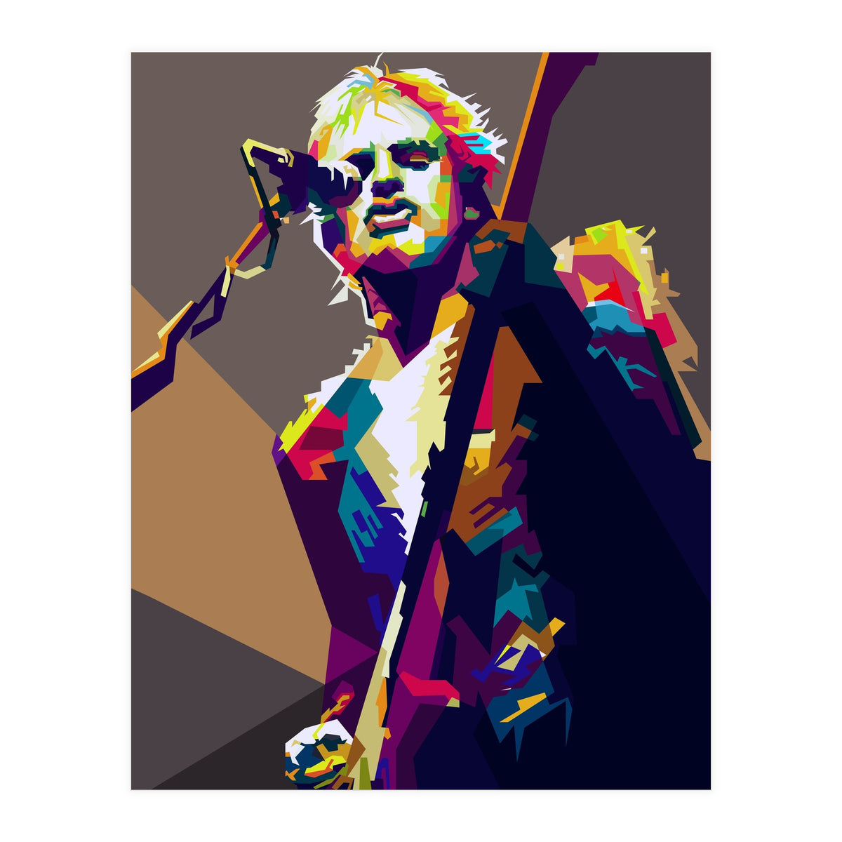 Sting The Police Pop Art WPAP (Print Only)