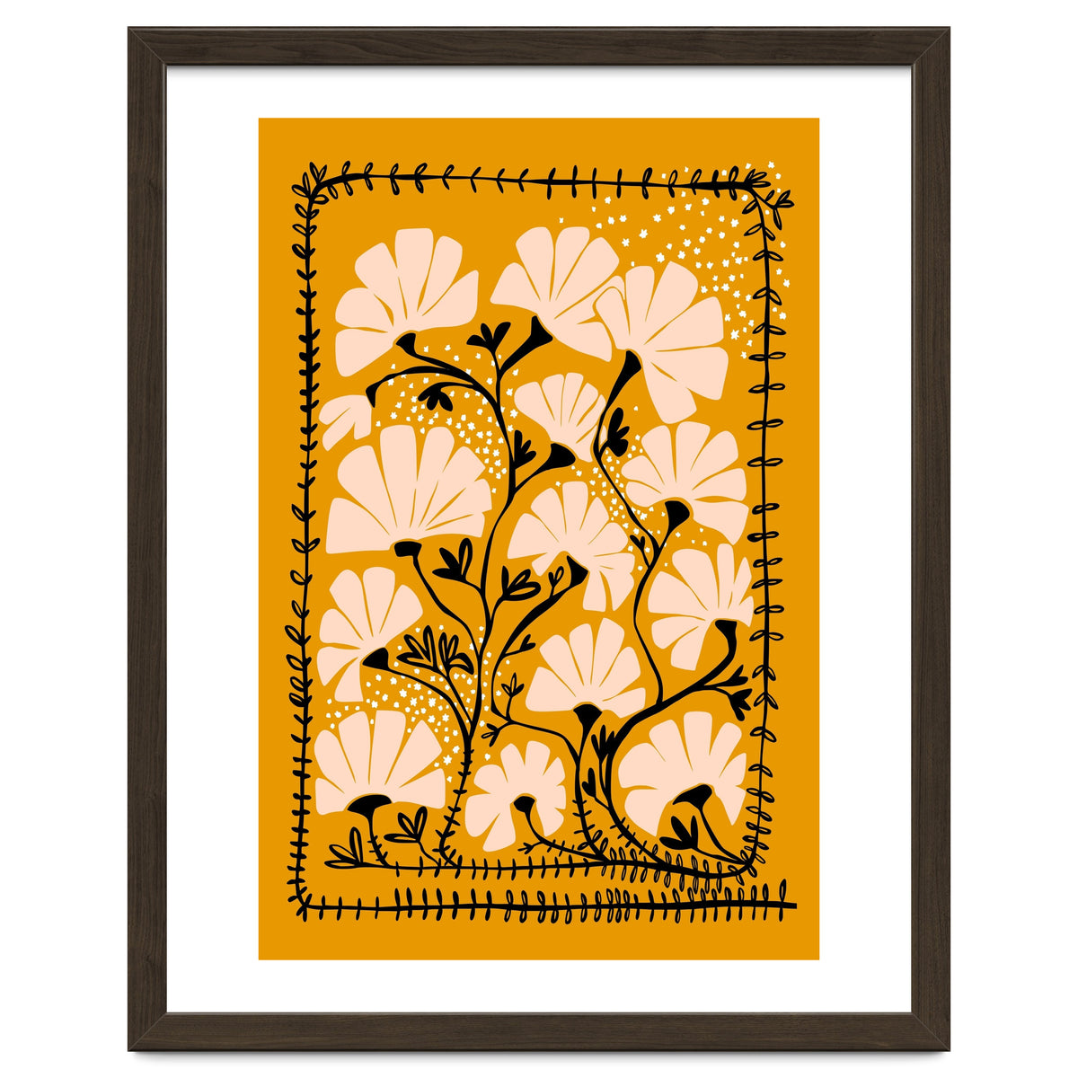 Ever blooming good vibes mustard yellow