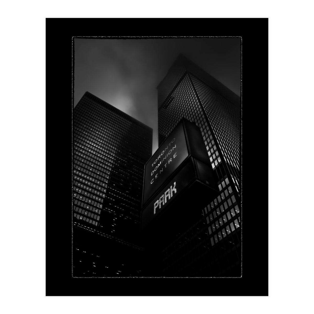 Downtown Fogfest No 16 with Border (Print Only)