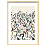 Mountain Forest Trees Winter thumbnail