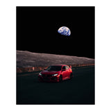 Driving Civic In The Moon (Print Only) thumbnail