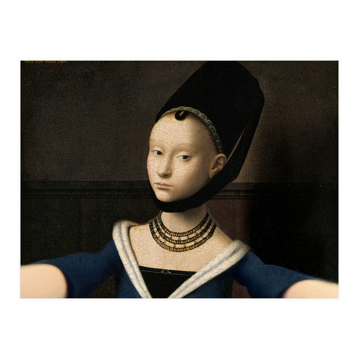 Petrus Christus  - Young Woman - Selfie (Print Only)