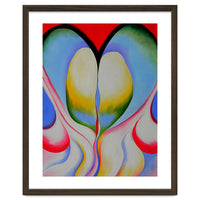 Georgia O’Keeffe – Series 1, No. 8 (1918) | Expressive Abstract Watercolor of Organic Rhythm and Modernist Form