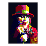 Ozzy Osbourne Metal Classic Rock Pop Art WPAP   	 (Print Only) thumbnail