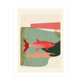 Red Fish Abstract (Print Only) thumbnail