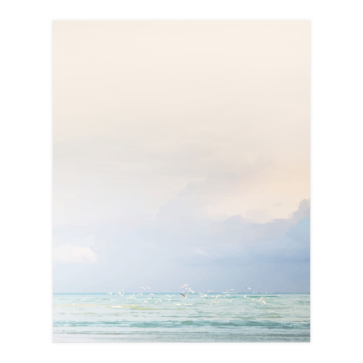 Birds Waiting For Rain (Print Only)