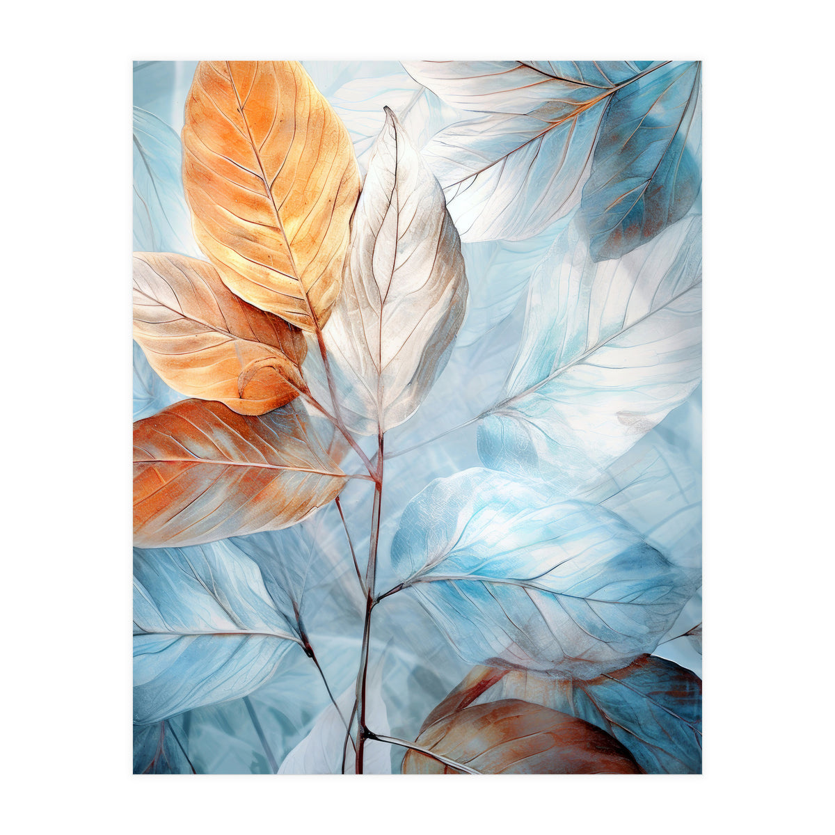 Winter leaves 3 (Print Only)