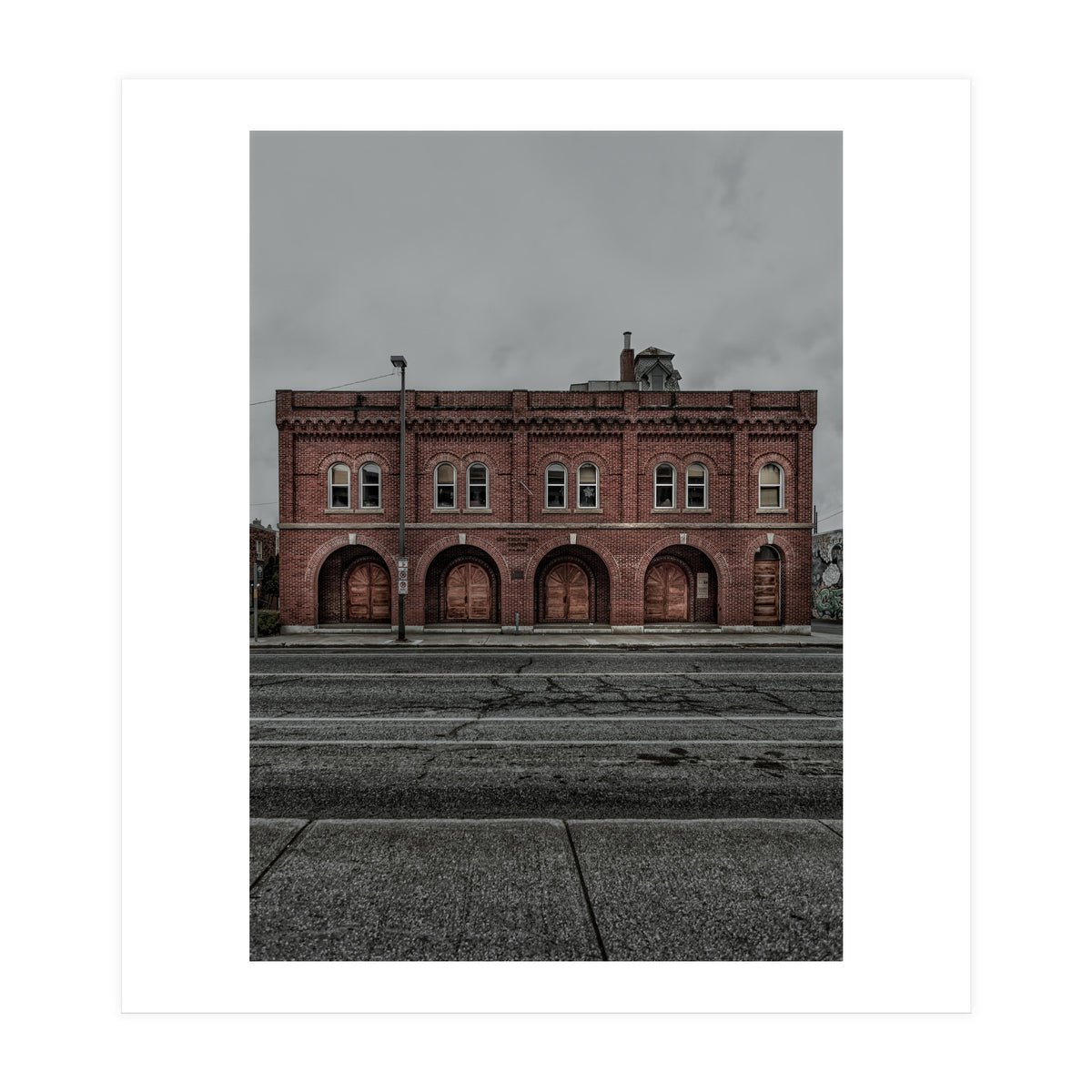 Central Fire Hall No 1 Color Version (Print Only)