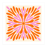 Symmetry Petals - pink and orange (Print Only) thumbnail