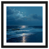 Moonlit Shoreline with Crashing Surf thumbnail