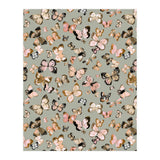Flying Butterflies Gold Beige (Print Only) thumbnail