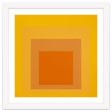 JOSEF ALBERS - HOMAGE TO THE SQUARE YELLOW ORANGE 2. HIGH RESOLUTION thumbnail
