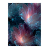 Luminous Bioluminescent Floral Abstract (Print Only) thumbnail