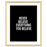 Never believe everything you believe thumbnail