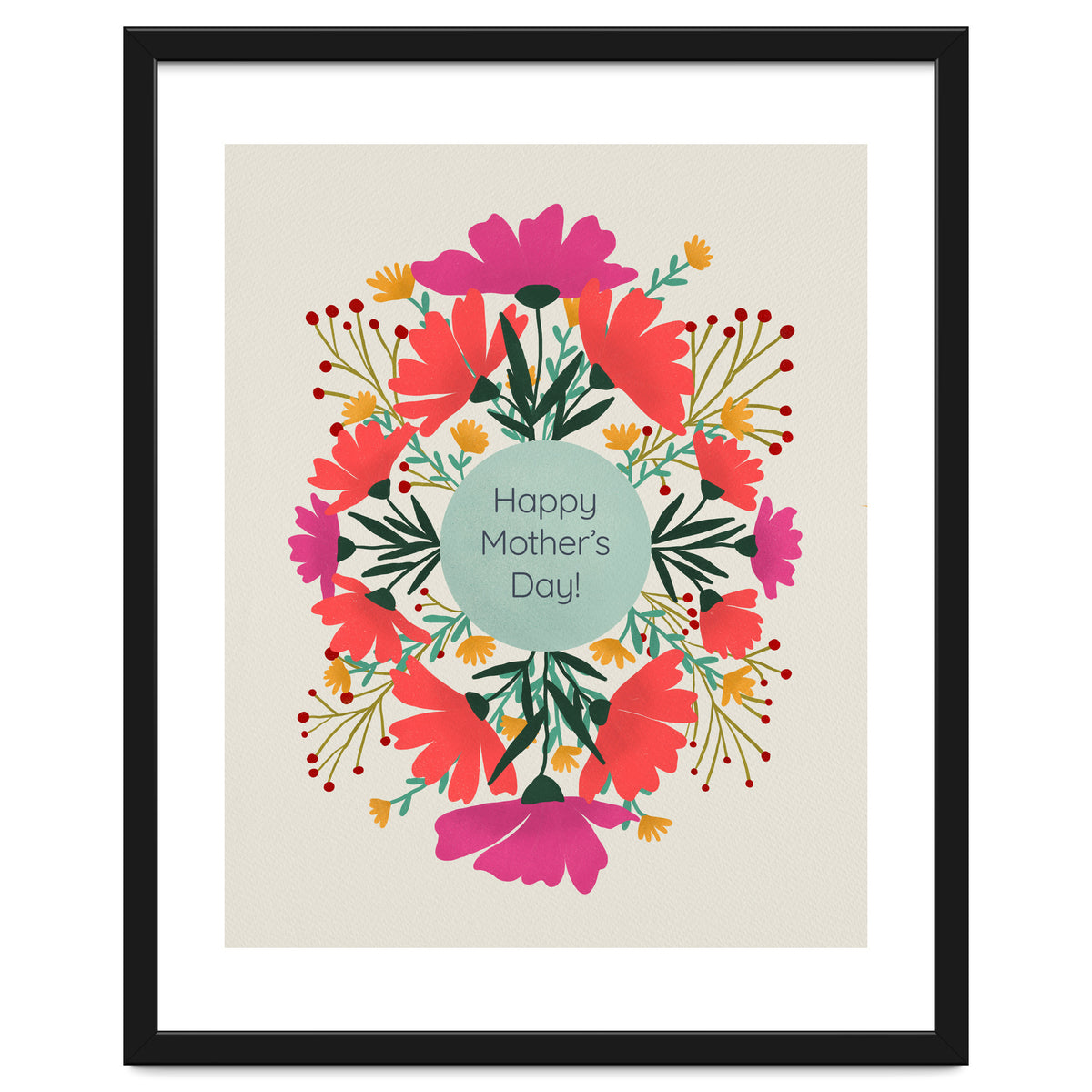 Happy mother's day floral design