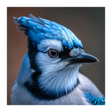 Close Up Portrait Of A Blue Jay Bird (Print Only) thumbnail