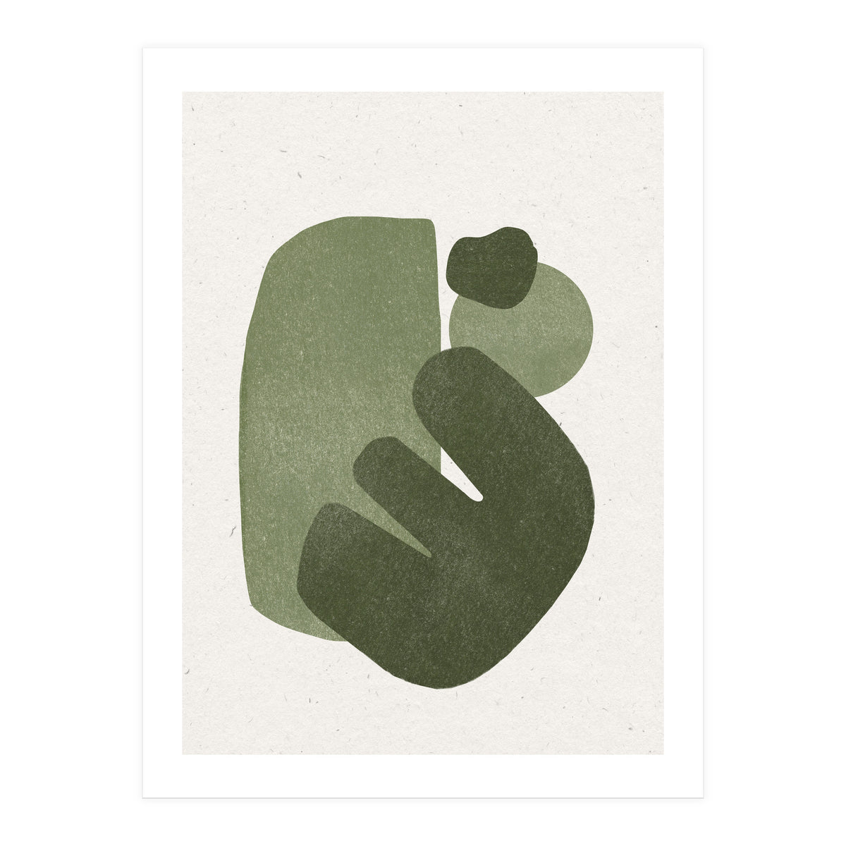 GREEN SHAPES NO.1 (Print Only)