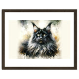 Majestic Long Haired Cat Portrait thumbnail