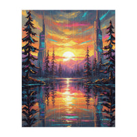 A Cybernetic Sunset Reflecting the Symbiosis (Print Only)