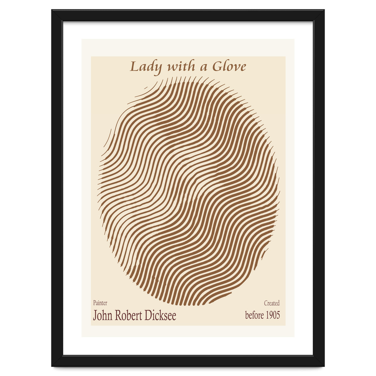 Lady With A Glove – John Robert Dicksee (before 1905)