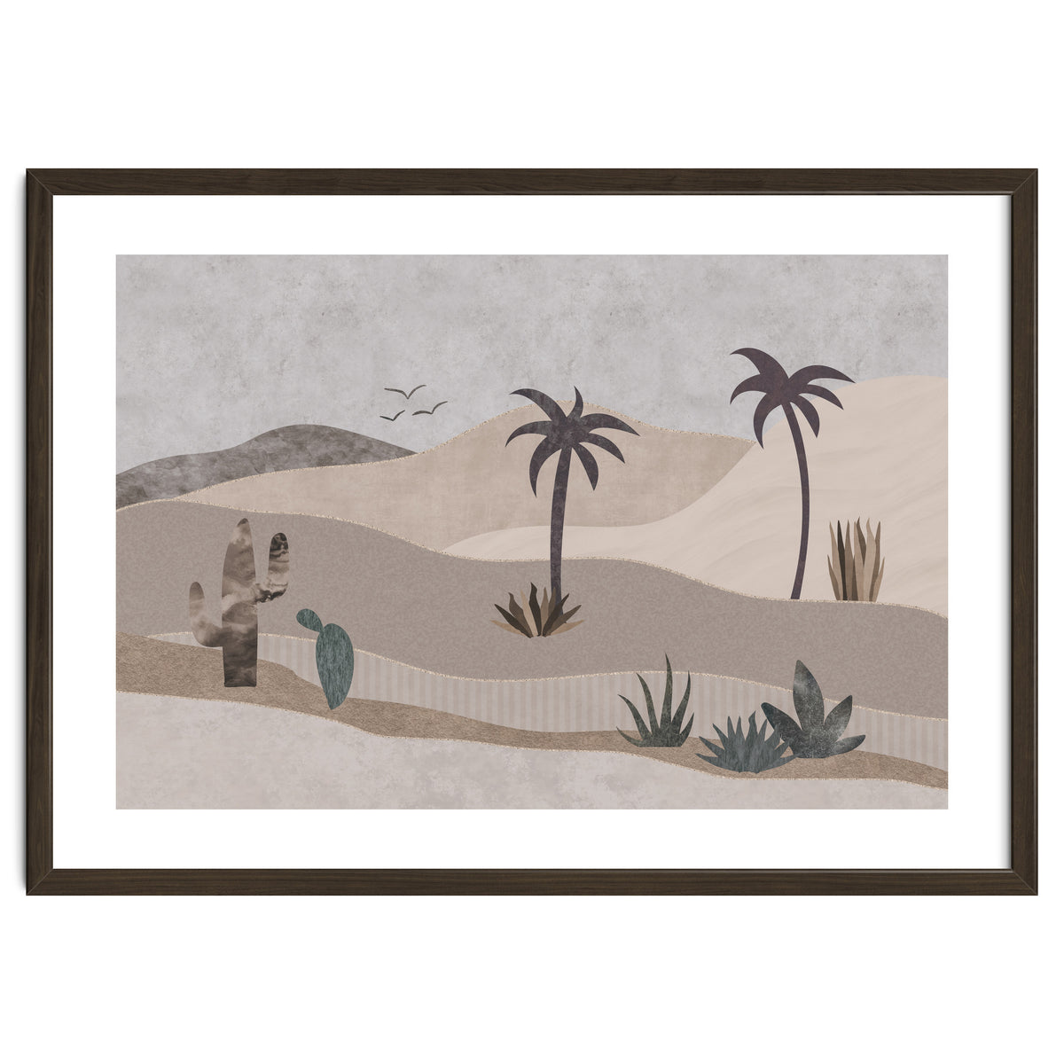 Abstract Landscape Calm Oasis