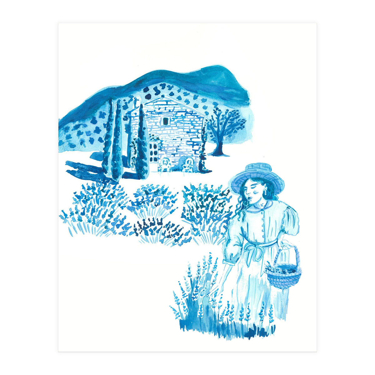 Porteuse Lavande (Print Only)