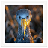 Great Blue Heron Closeup Dramatic Portrait thumbnail