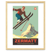 Ski Jump on Zermatt, Switzerland
