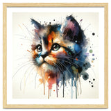 Colorful Kitten Portrait thumbnail