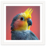 Cockatiel Parrot Head Close Up Portrait thumbnail