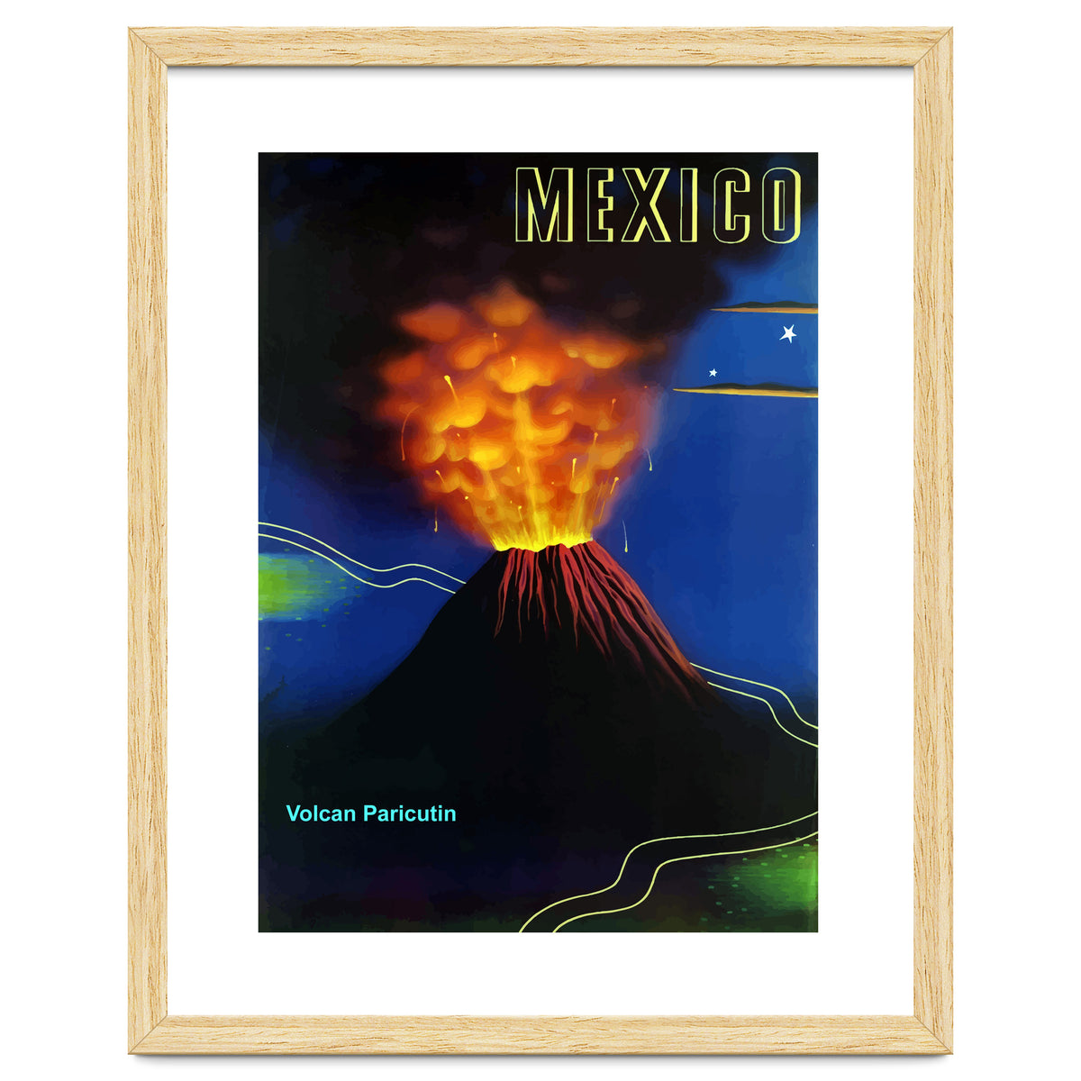 Mexico, Volcano Eruption