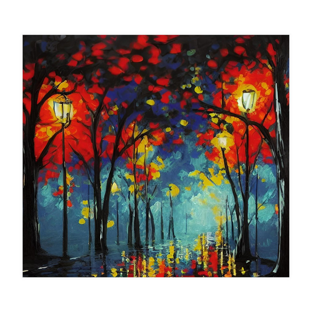 Abstract Nature Light Elegant (Print Only)