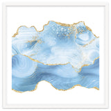 Blue & Gold Glitter Agate Texture 05 thumbnail