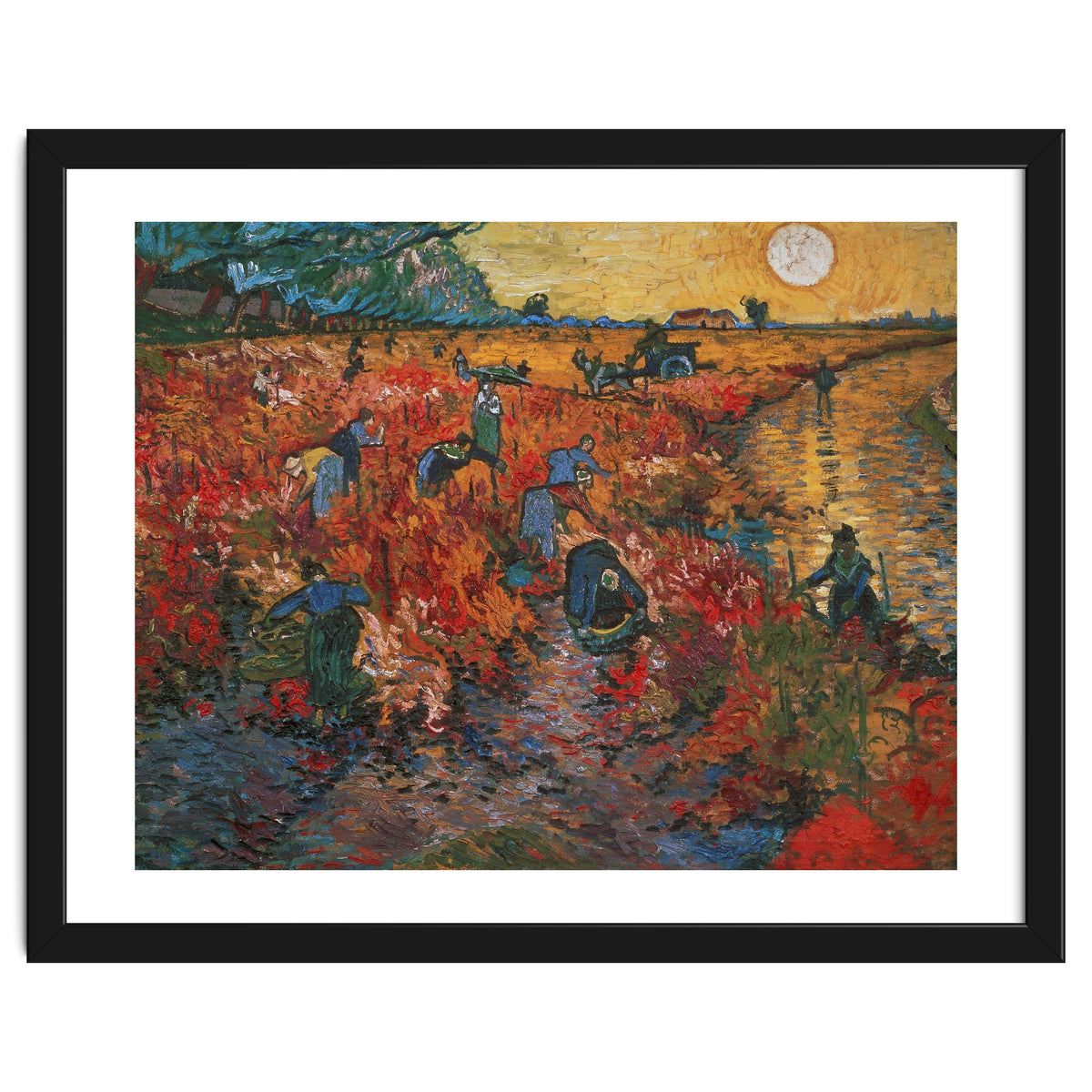 The red Vineyard at Arles,1888. Canvas,73 x 91 cm.