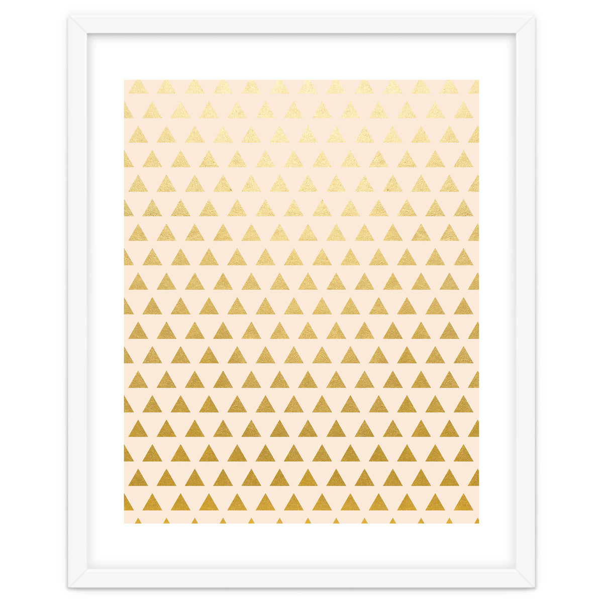 Blush + Gold Triangles #society6 #decor #buyart