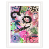 Crazy Town Multimedia Abstract Art Print Large Wall Art Poster Viddy Pop Mood Room thumbnail