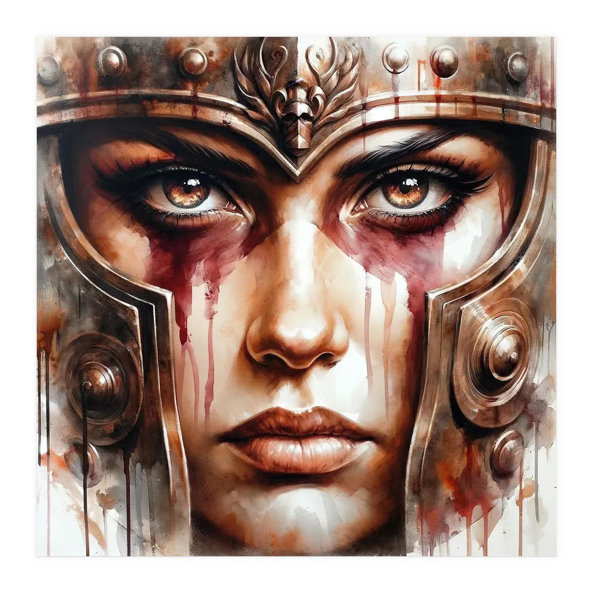 Iron Helm Warrior Queen (Print Only)