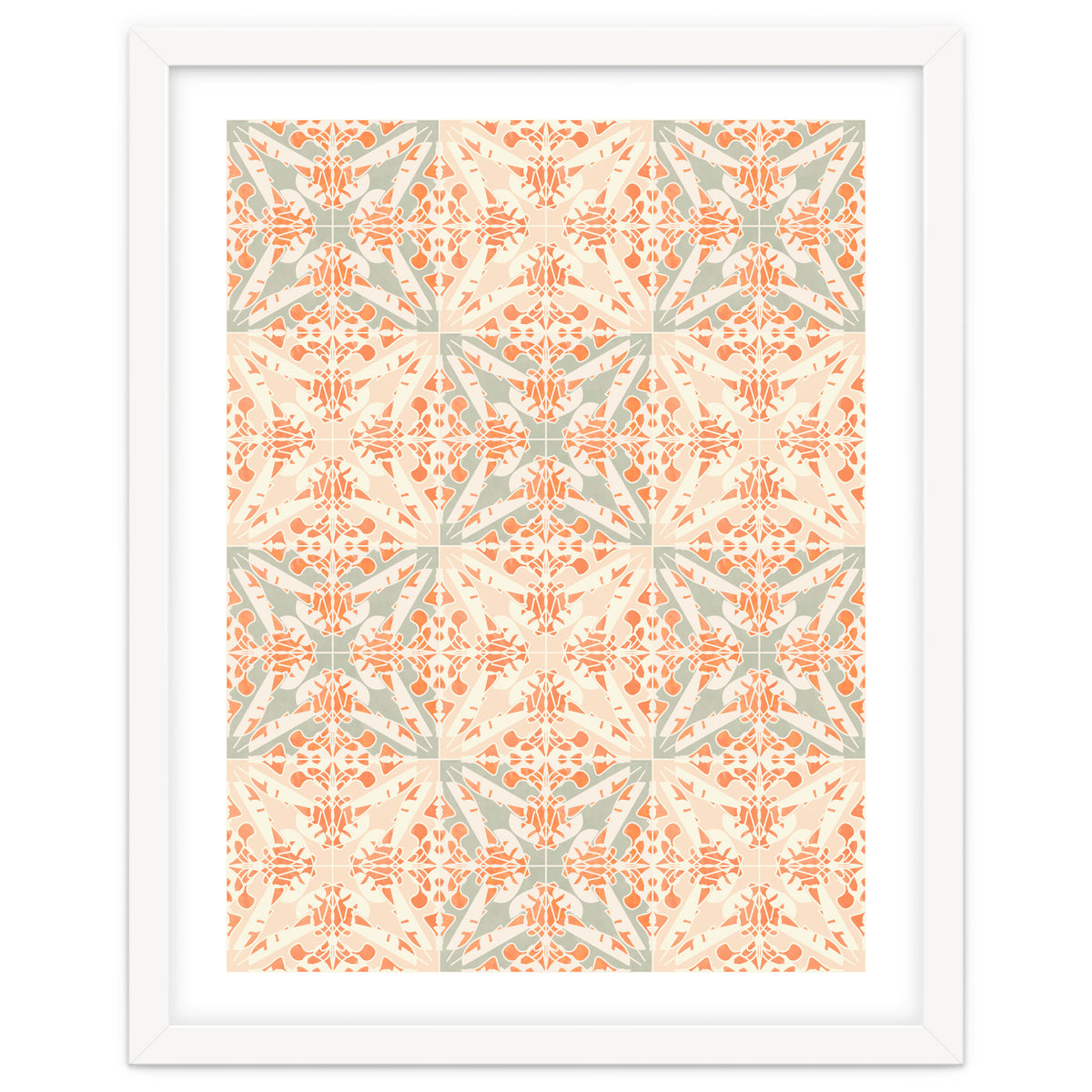 Coral Moth Tiles