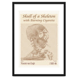Skull of a Skeleton with Burning Cigarette - Vincent van Gogh (1885–86) thumbnail