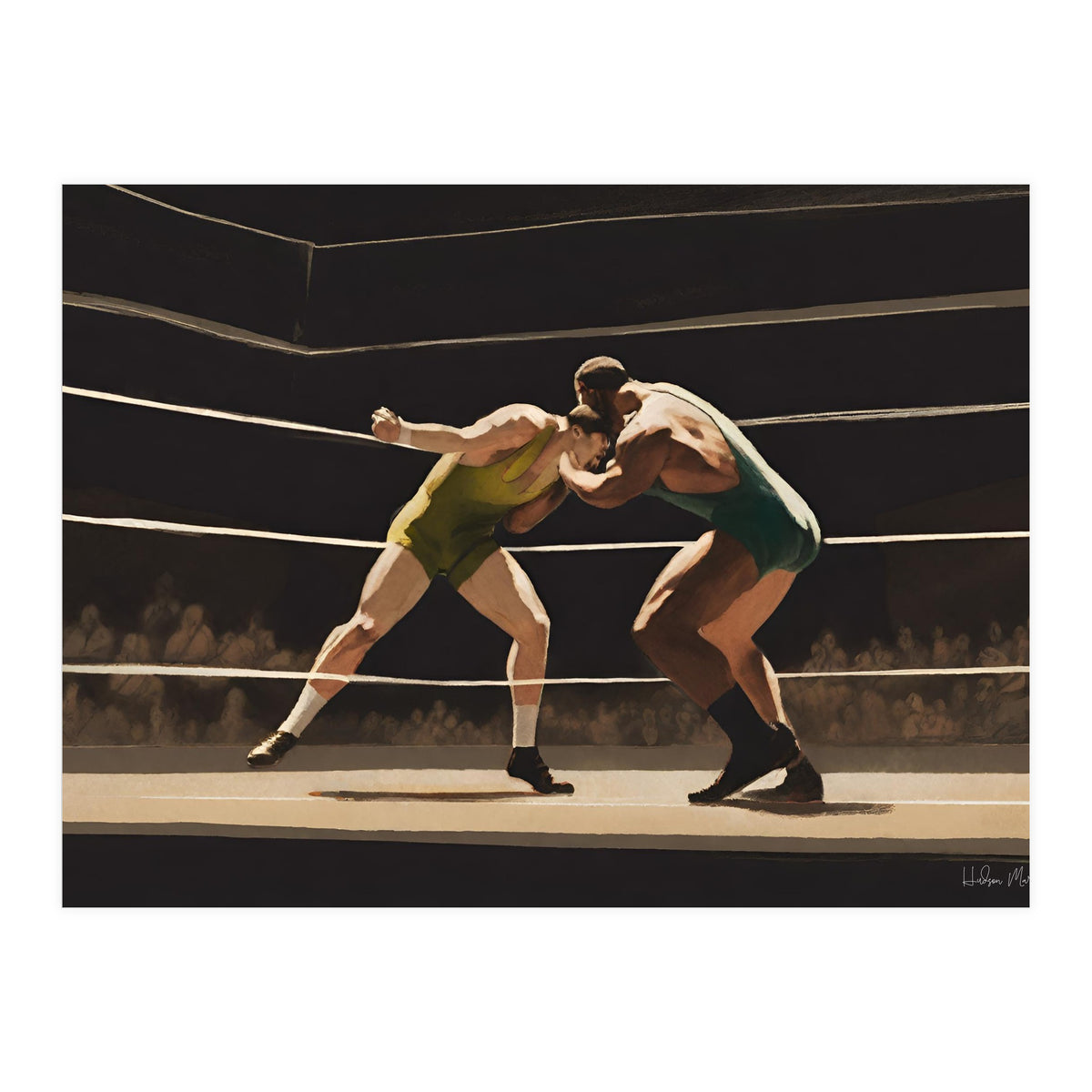 Wrestlers #5 (Print Only)