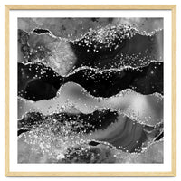 Black Glitter Agate Texture 07