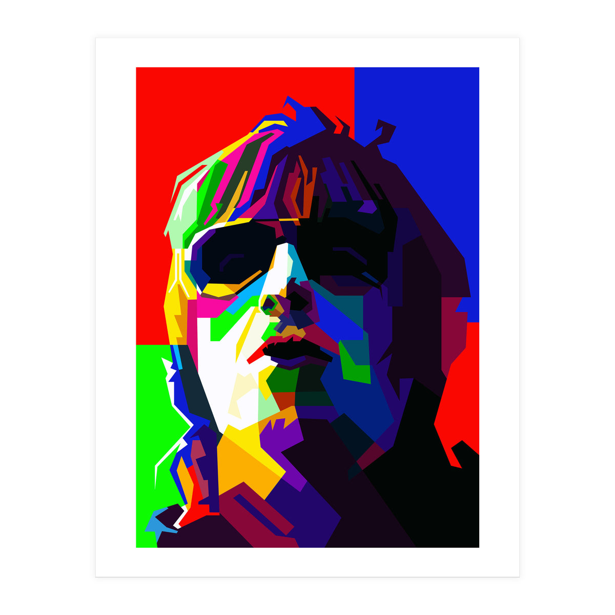 Liam Galagher OASIS Singer Pop Art WPAP (Print Only)