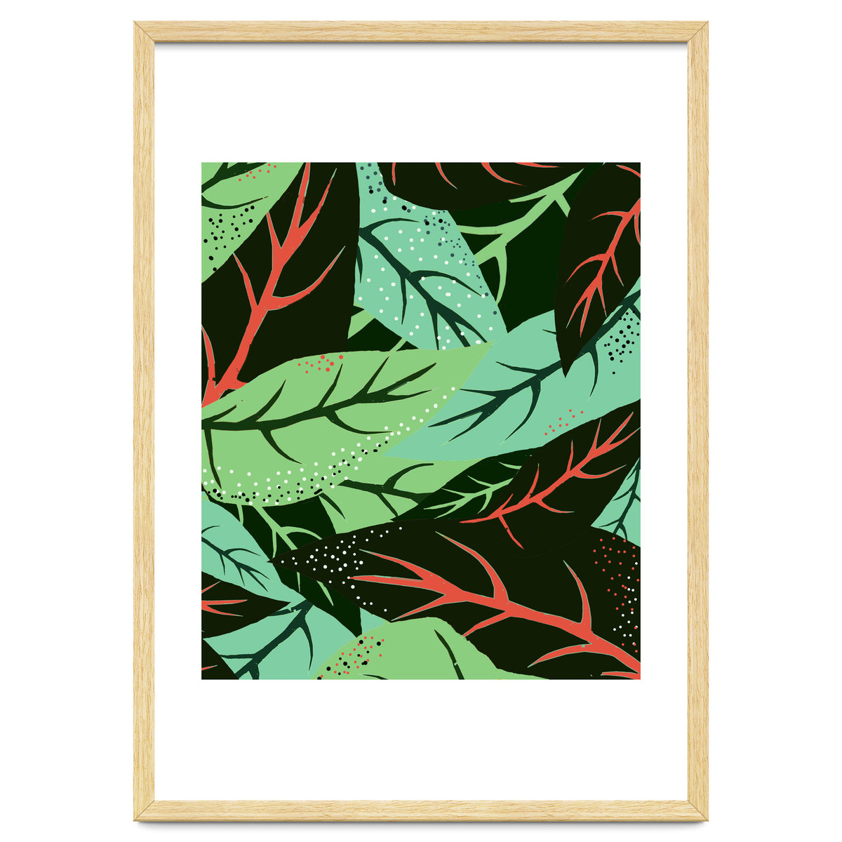 The Dark Jungle | Mystery Eclectic Forest | Maximalist Rainforest Nature Botanical Plants