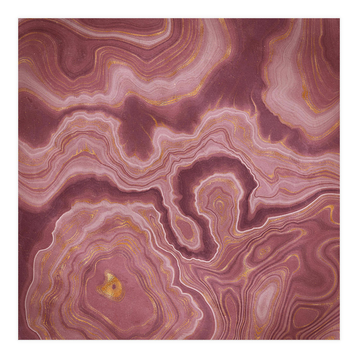 Pink Agate Texture 04  (Print Only)