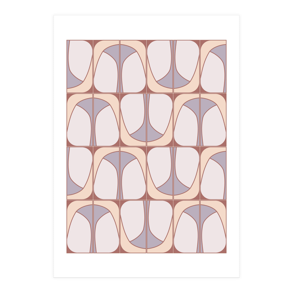 Romantic Deco Mixed Tiles (Print Only)