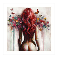 Scarlet Butterfly Back (Print Only)