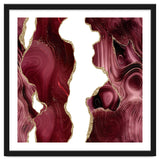 Burgundy & Gold Glitter Agate Texture 05 thumbnail