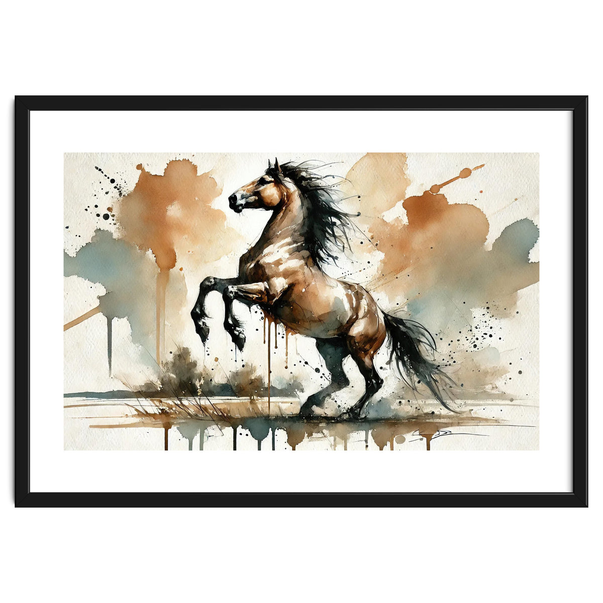 Fiery Horse Elegance