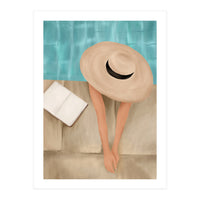 On The Edge Of The Pool II (Print Only)